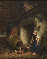 KS 144
<br/>
Kraambezoek
<br/>
<em>Allebé, August (1838-1927)</em>